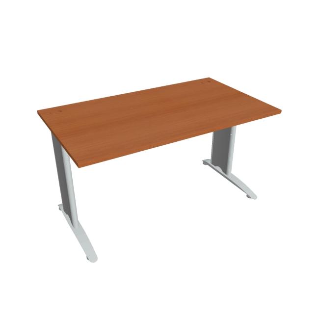 Flex-Schreibtisch, 140 x 75,5 x 80 cm, Kirsche/Metall