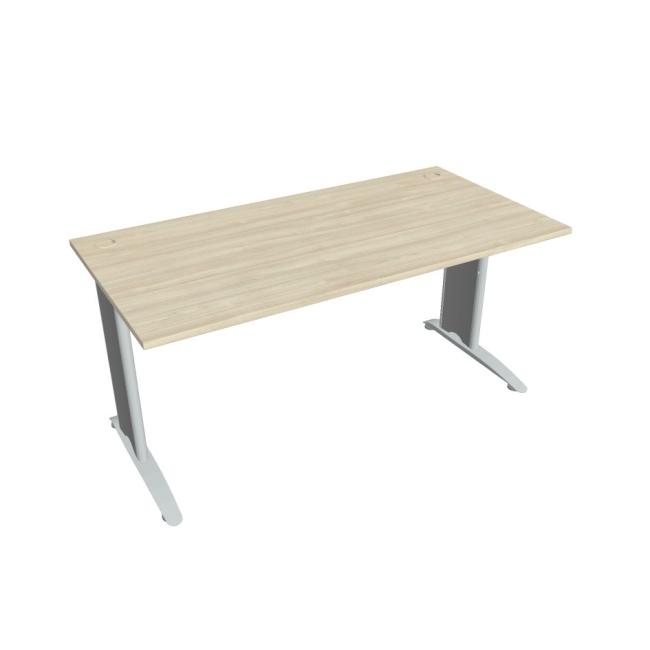 Flex-Schreibtisch, 160 x 75,5 x 80 cm, Akazie/Metall