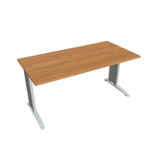 Flex-Schreibtisch, 160 x 75,5 x 80 cm, Erle/Metall