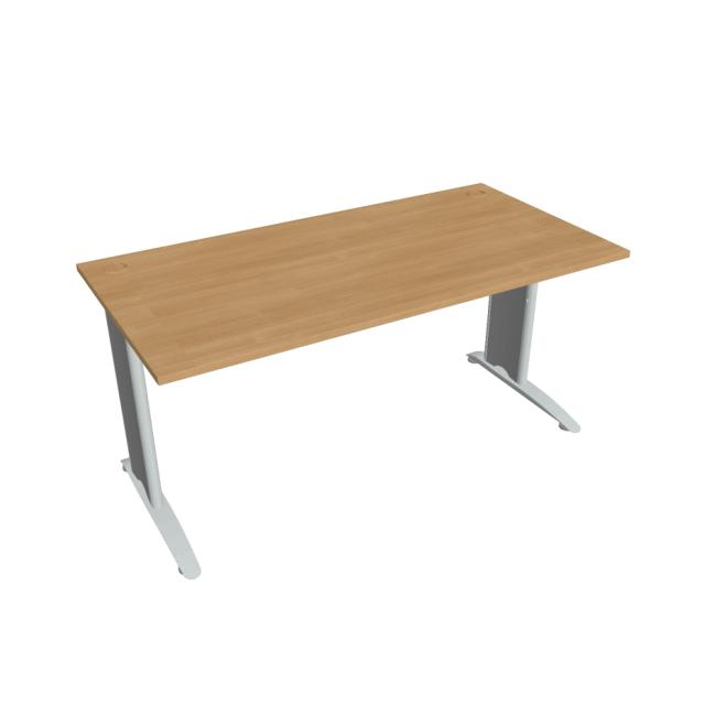 Flex-Schreibtisch, 160 x 75,5 x 80 cm, Eiche/Metall