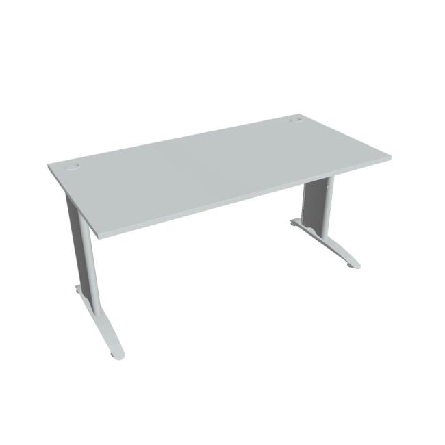 Flex-Schreibtisch, 160 x 75,5 x 80 cm, grau/metall