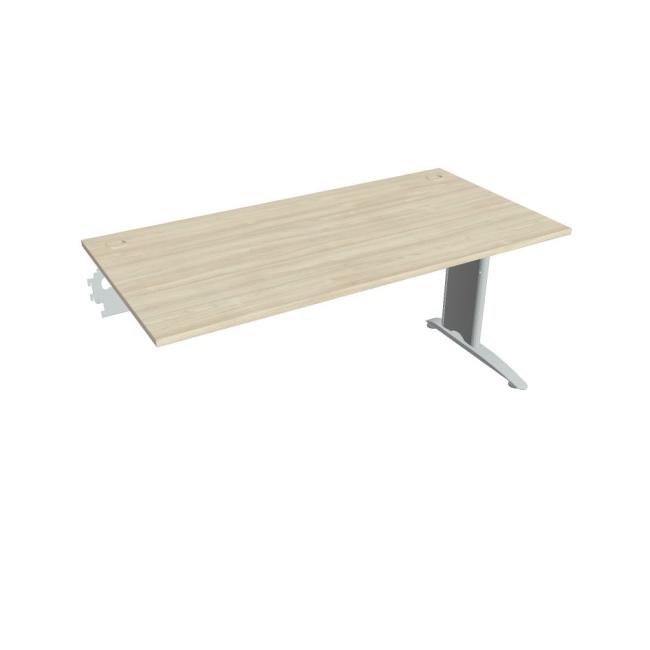Flex-Schreibtisch, 160 x 75,5 x 80 cm, Akazie/Metall