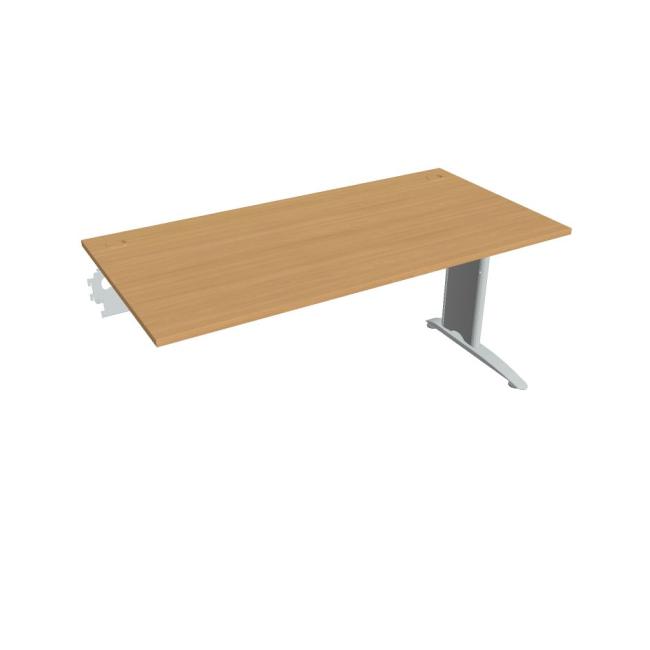 Flexibler Schreibtisch, 160 x 75,5 x 80 cm, Buche/Metall