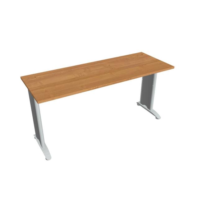 Flex-Schreibtisch, 160 x 75,5 x 60 cm, Erle/Metall