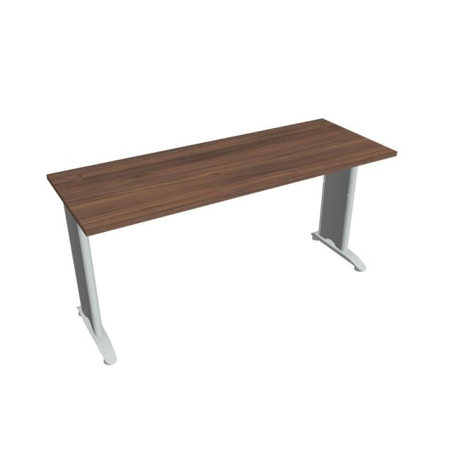 Flex-Schreibtisch, 160 x 75,5 x 60 cm, Walnuss/Metall