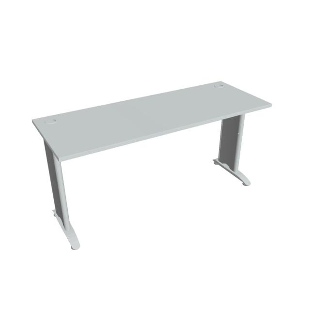 Flex-Schreibtisch, 160 x 75,5 x 60 cm, grau/metall