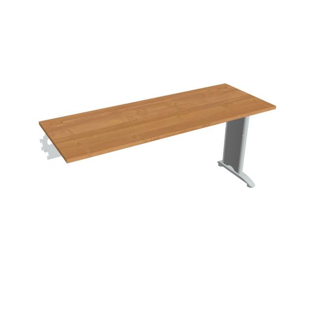 Flex-Schreibtisch, 160 x 75,5 x 60 cm, Erle/Metall