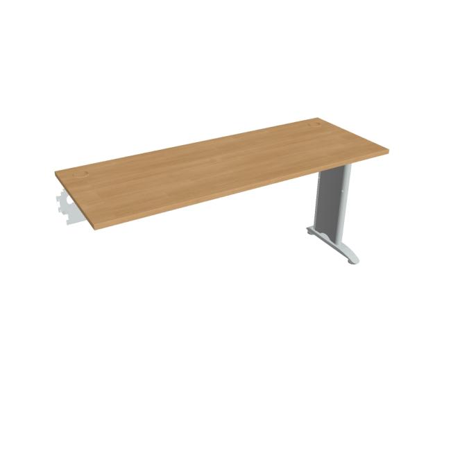 Flex-Schreibtisch, 160 x 75,5 x 60 cm, Eiche/Metall
