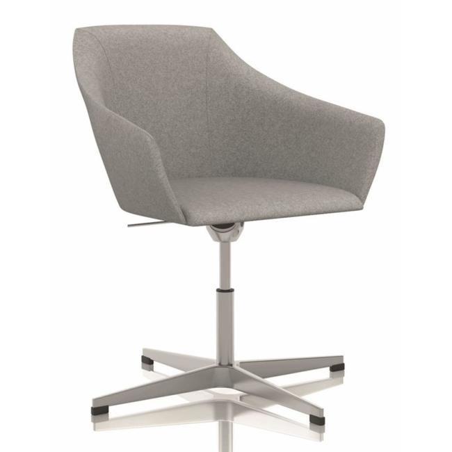 [AN130011] Polstersessel Wind Cross, Aluminiumgestell, Bezugsstoff VIS001 beige