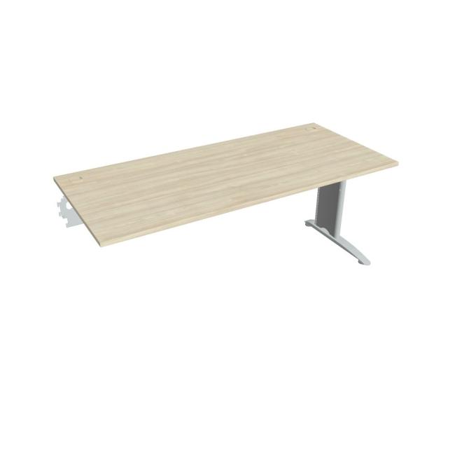 Flex-Schreibtisch, 180 x 75,5 x 80 cm, Akazie/Metall