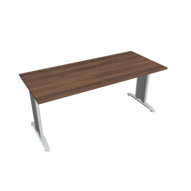 [ON518879] Flex-Konferenztisch, 180 x 75,5 x 80 cm, Nussbaum/Metall