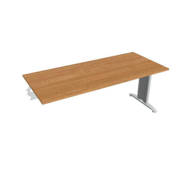Flex-Konferenztisch, 180 x 75,5 x 80 cm, Erle/Metall