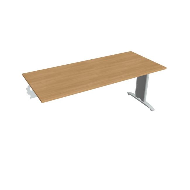 [ON518949] Flex-Konferenztisch, 180 x 75,5 x 80 cm, Eiche/Metall