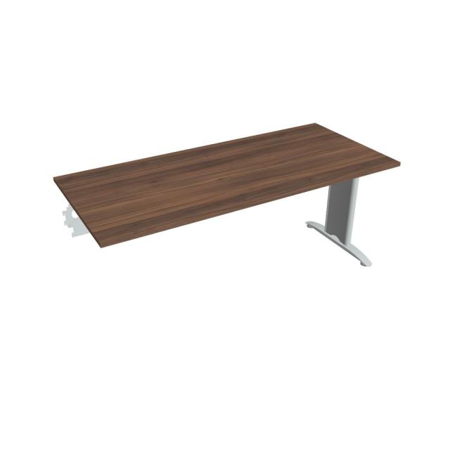 Flex-Konferenztisch, 180 x 75,5 x 80 cm, Nussbaum/Metall