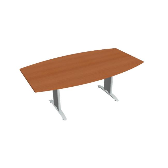 [ON520059] Flex-Konferenztisch, 200 x 75,5 x 110 cm, Kirsche/Metall