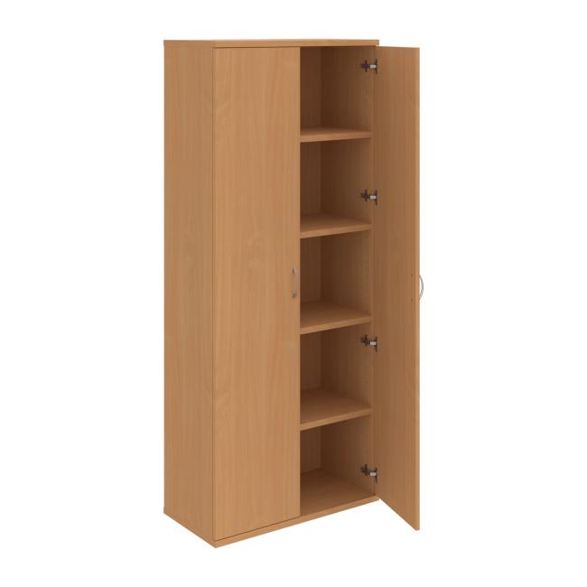 Stabiles Regal, 80x192x40 cm, Buche/Buche