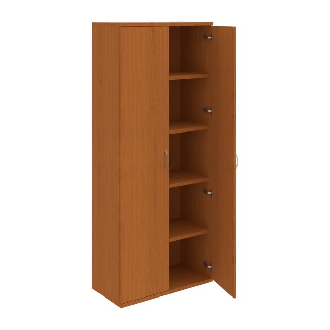 Stabiles Regal, 80x192x40 cm, Kirsche/Kirsche