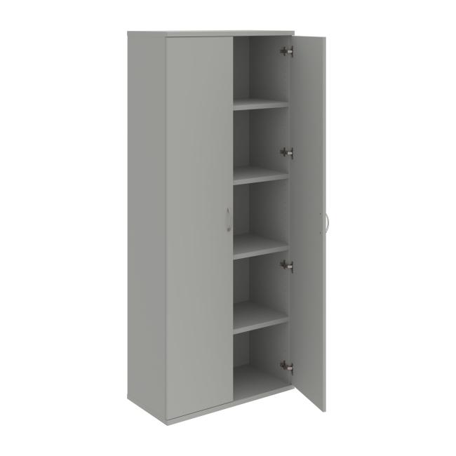 Stabiles Regal, 80x192x40 cm, grau/grau