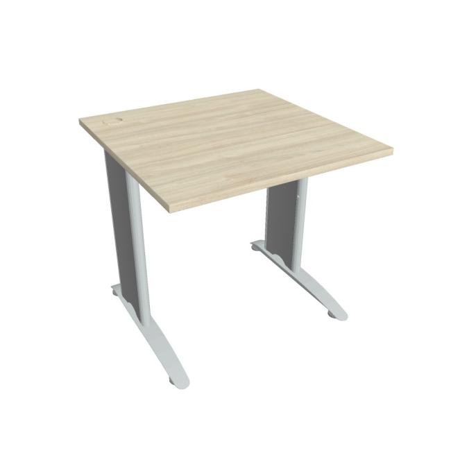 [ON580012] Flex-Schreibtisch, 80 x 75,5 x 80 cm, Akazie/Metall