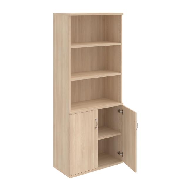 Stabiles Regal, 80 x 192 x 40 cm, Akazie/Akazie