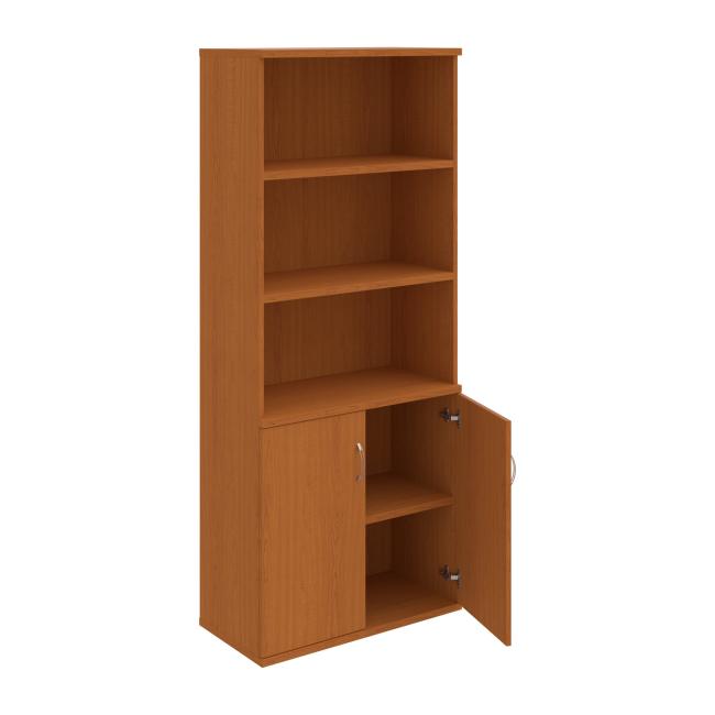 Stabiles Regal, 80x192x40 cm, Kirsche/Kirsche