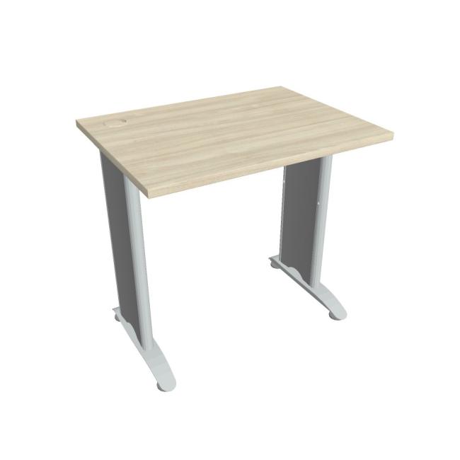 Flex-Schreibtisch, 80 x 75,5 x 60 cm, Akazie/Metall