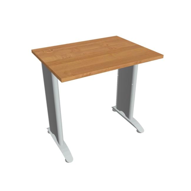 Flex-Schreibtisch, 80 x 75,5 x 60 cm, Erle/Metall