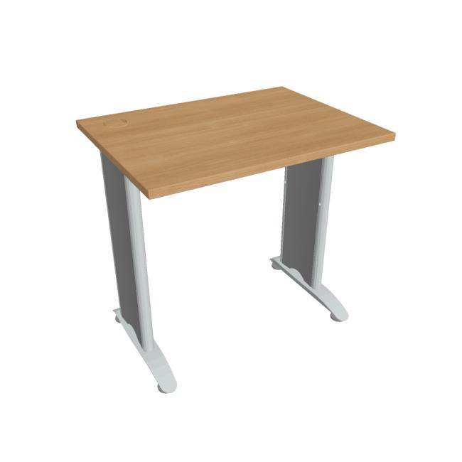 [ON580242] Flex-Schreibtisch, 80 x 75,5 x 60 cm, Eiche/Metall