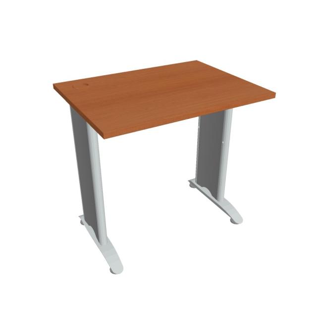 Flex-Schreibtisch, 80 x 75,5 x 60 cm, Kirsche/Metall