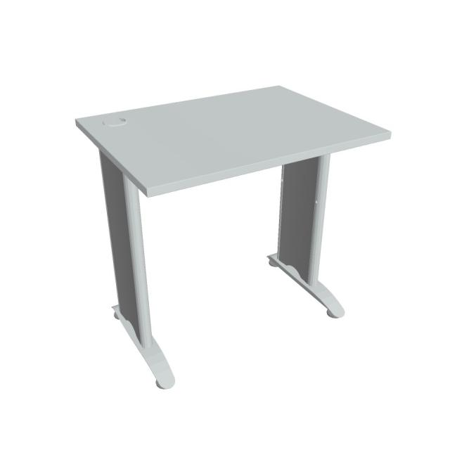 [ON580272] Flex-Schreibtisch, 80 x 75,5 x 60 cm, grau/metall