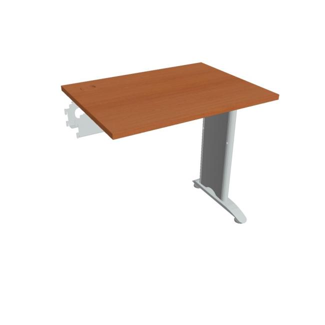 Flex-Schreibtisch, 80 x 75,5 x 60 cm, Kirsche/Metall