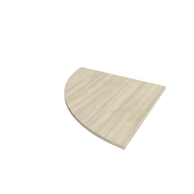 [ON580410] Flex Beistelltisch, links, 80x80 cm, Akazie