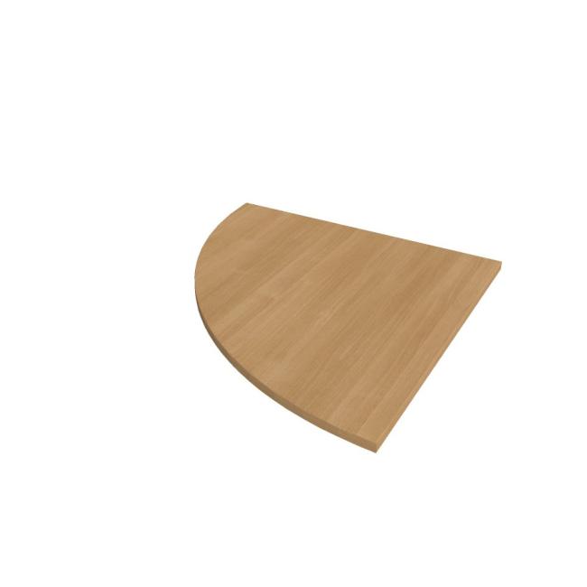 [ON580445] Flex Beistelltisch, links, 80x80 cm, Eiche