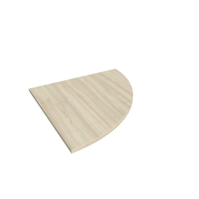 [ON580510] Flex Beistelltisch, rechts, 80x80 cm, Akazie