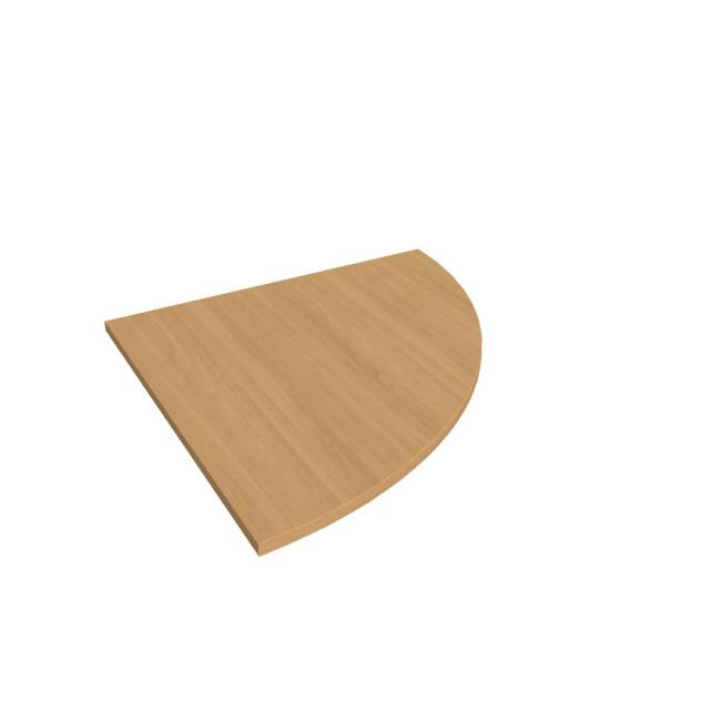 Flex Beistelltisch, rechts, 80x80 cm, Buche