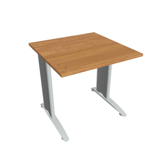 Flex-Schreibtisch, 80 x 75,5 x 80 cm, Erle/Metall