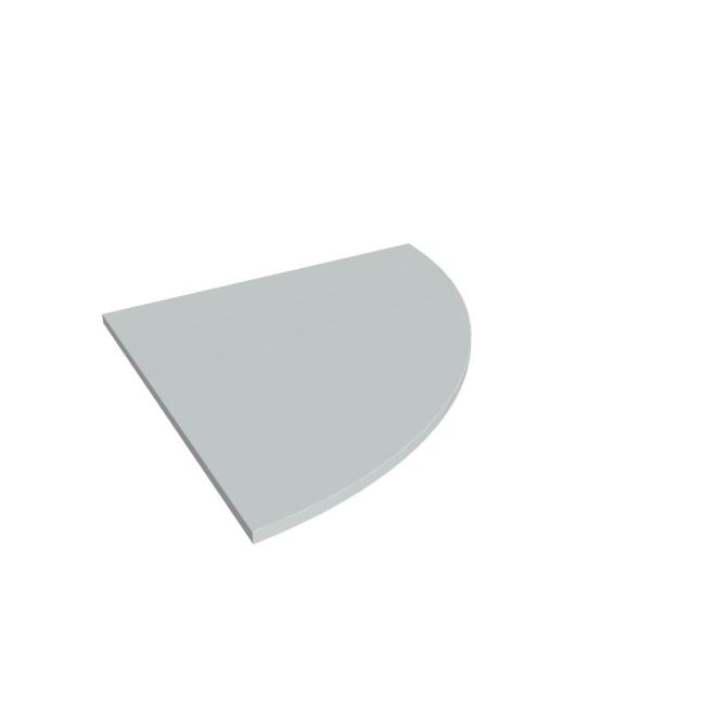 [ON580580] Flex Beistelltisch, rechts, 80x80 cm, grau