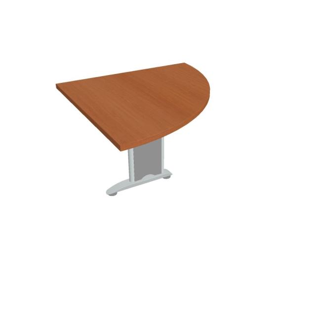 [ON580752] Flex Beistelltisch, rechts, 80 x 75,5 x 80 cm, Kirsche/Metall