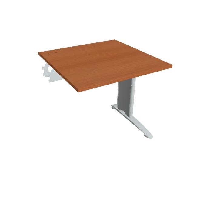 Flex-Schreibtisch, 80 x 75,5 x 80 cm, Kirsche/Metall