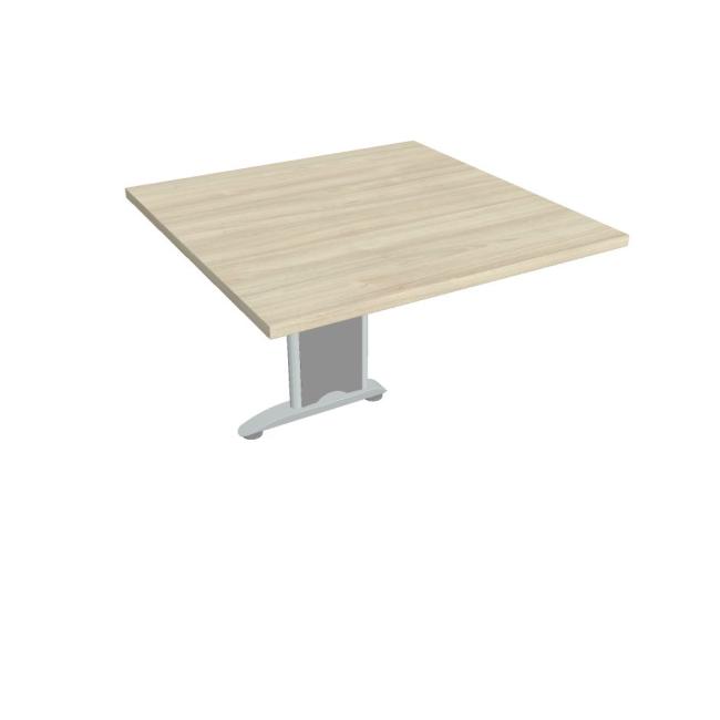 [ON580912] Flex Beistelltisch, 80 x 75,5 x 80 cm, Akazie/Metall