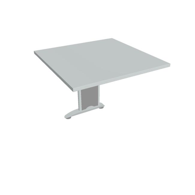 [ON580972] Flex Beistelltisch, 80 x 75,5 x 80 cm, grau/metall