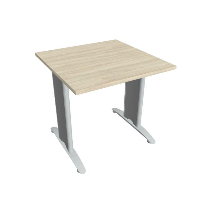 [ON581112] Flex-Konferenztisch, 80 x 75,5 x 80 cm, Akazie/Metall