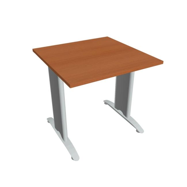 [ON581152] Flex-Konferenztisch, 80 x 75,5 x 80 cm, Kirsche/Metall