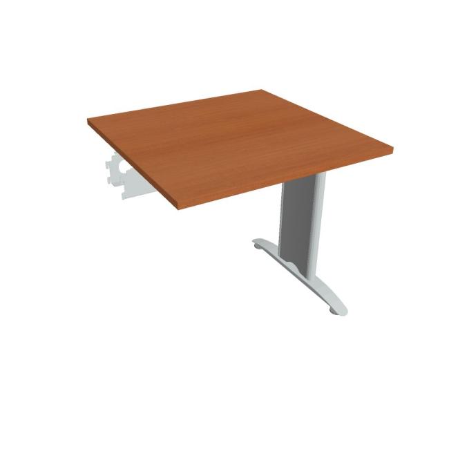 [ON581252] Flex-Konferenztisch, 80 x 75,5 x 80 cm, Kirsche/Metall
