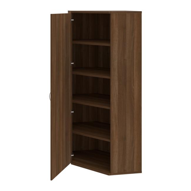 Regalschrank L Strong, 80 x 192 x 40 cm, Nussbaum/Nussbaum