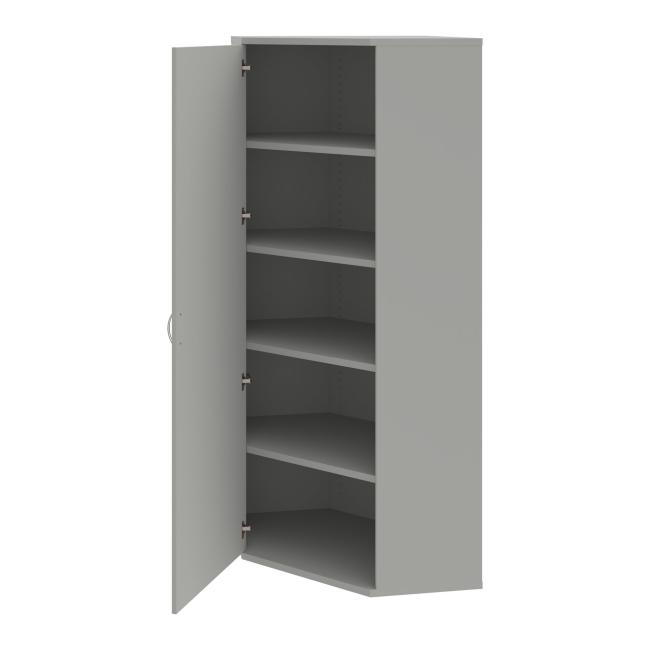 Regalschrank L Strong, 80x192x40 cm, grau/grau