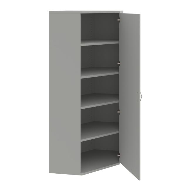 Regalschrank P Strong, 80x192x40 cm, grau/grau