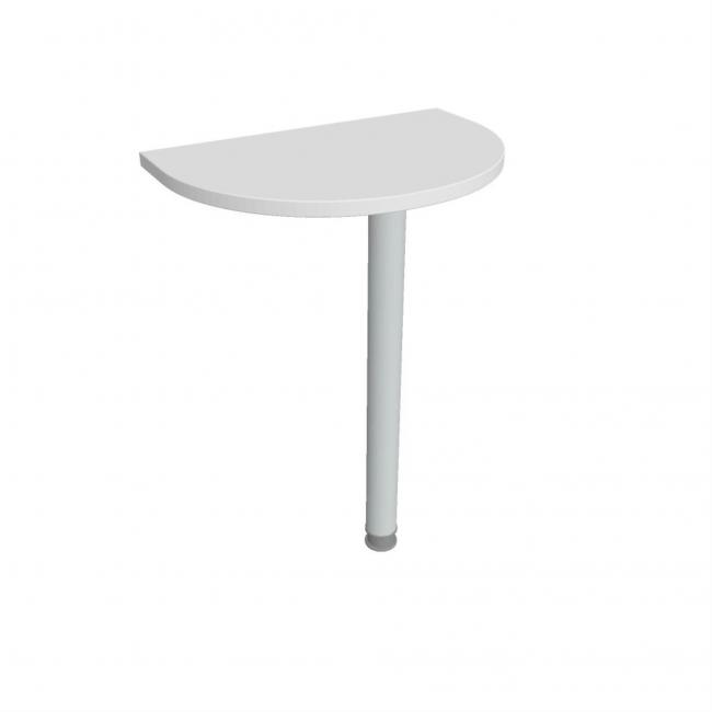 [ON628799] Beistelltisch „Tor“, 60 x 75,5 x 40 cm, weiß/metall