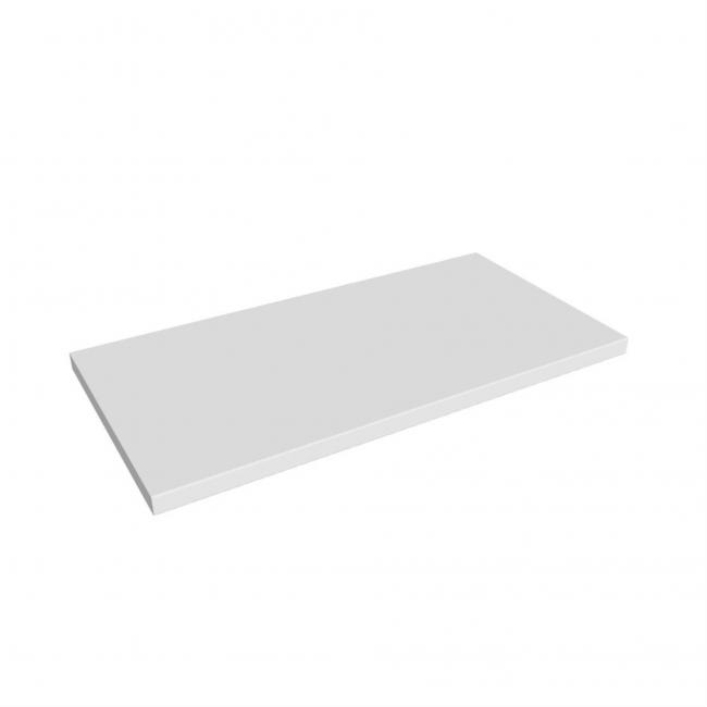 Fester Einlegeboden für Rollladenschrank, robust, 80 cm, weiß
