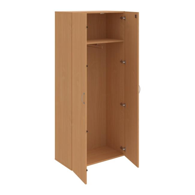 [ON680422] Drive Kleiderschrank, abschließbar, 80x185x42 cm, Buche/Buche